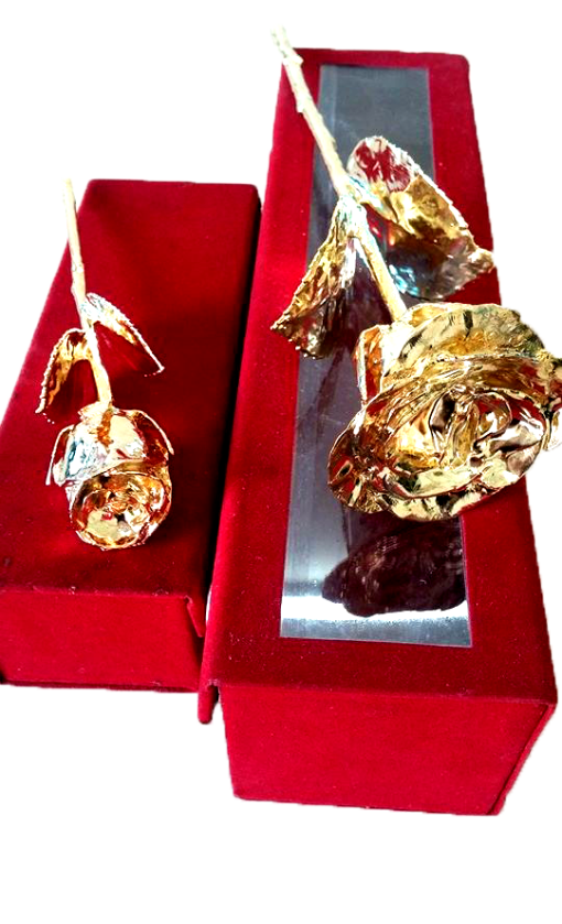 Bông Hồng Thật Mạ Vàng Lakshmi- Ấn Độ
