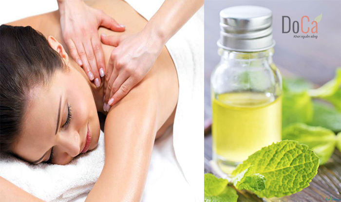 Cách dùng tinh dầu bạc hà massage giúp trị đau nhức cơ thể: