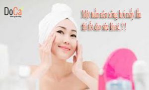Một tuần nên xông hơi mấy lần thì tốt cho sức khoẻ