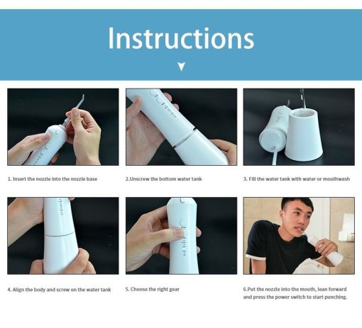 Máy Tăm Nước Du Lịch Cầm Tay IPX7