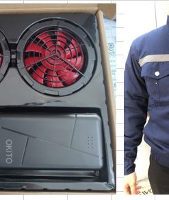 Bộ Áo Điều Hòa Pin Quạt Okito