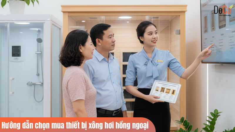Hướng dẫn chọn mua thiết bị xông hơi hồng ngoại