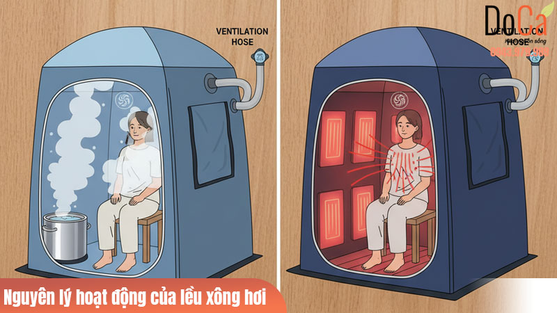 Nguyên lý hoạt động của lều xông hơi