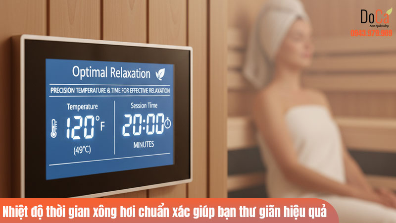 Nhiệt độ xông hơi an toàn và hiệu quả