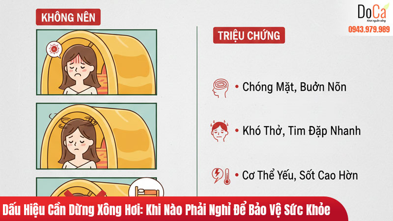 Dấu Hiệu Cần Dừng Xông Hơi: Khi Nào Phải Nghỉ Để Bảo Vệ Sức Khỏe